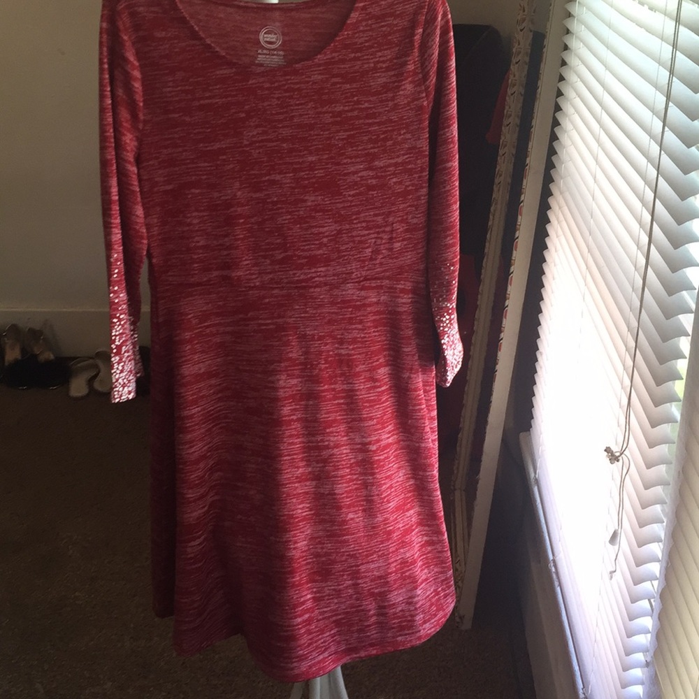 A pink dress